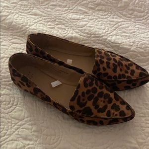 Animal print flats